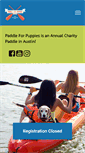 Mobile Screenshot of paddleforpuppies.com